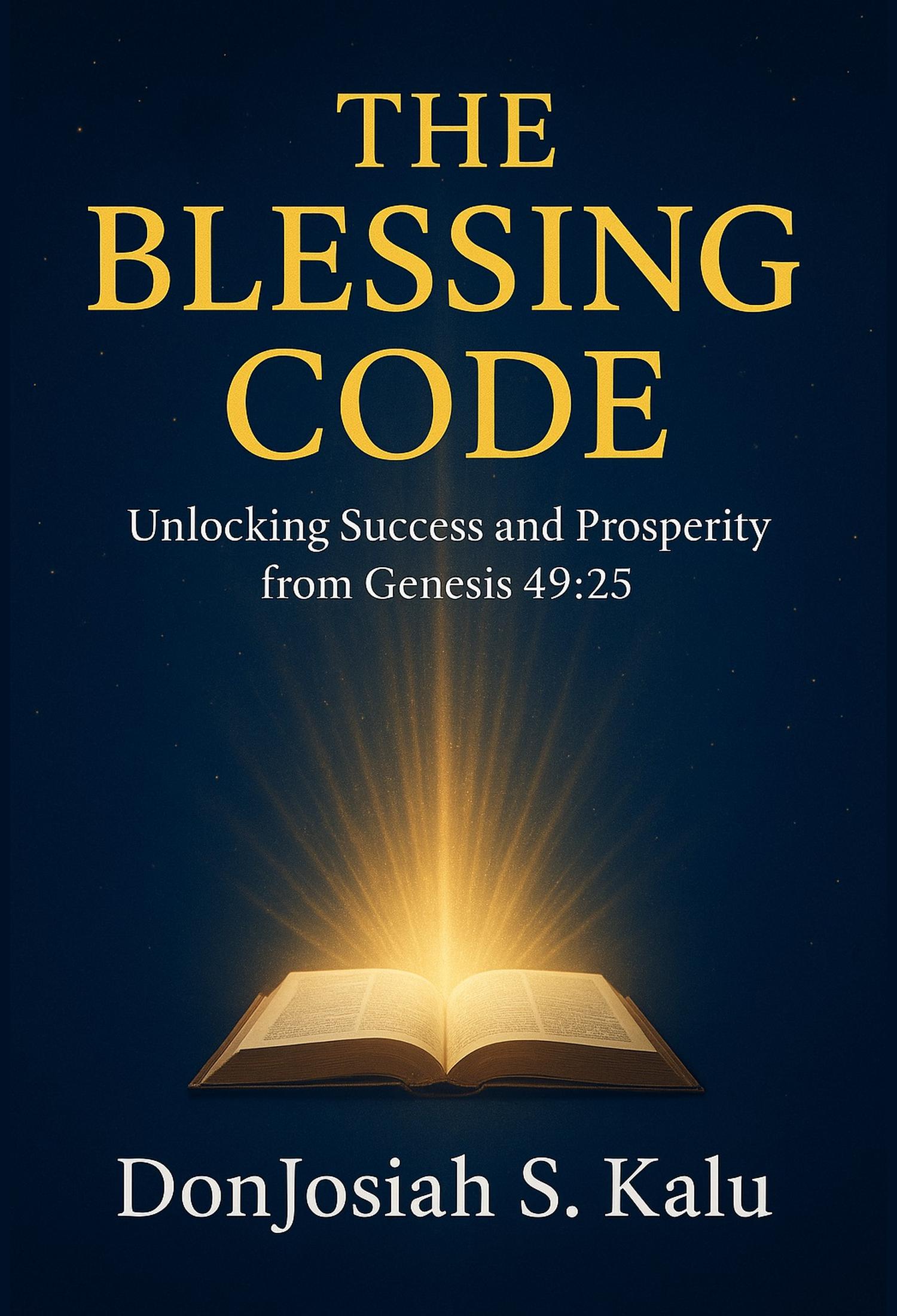 The Blessing Code: Unlocking Success and Prosperity from Genesis 49:25